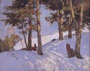 Maurice cullen Logging in Winter,Beaupre (nn02) oil painting